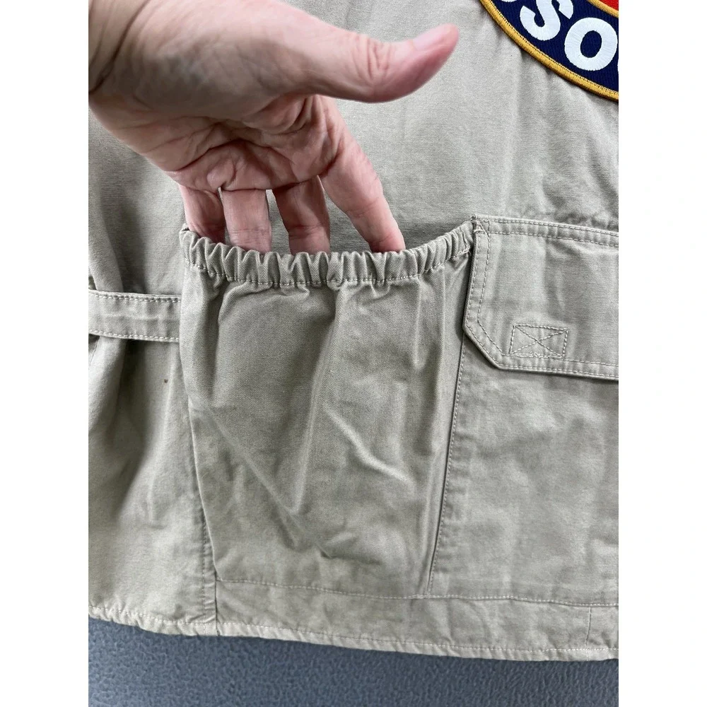 5.11 Tactical Vest Mens 2XL NRA Khaki Beige Canvas Utility CCW Conceal Carry